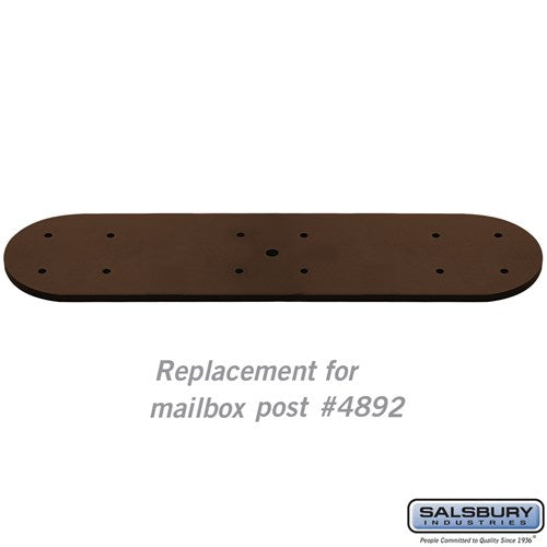 Salsbury Arm Kit - Replacement for Classic Mailbox Post - 2 Sided - Bronze - Sweatfully