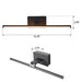 Battery-powered LED Mirror Vanity Light with Remote Control - Sweatfully