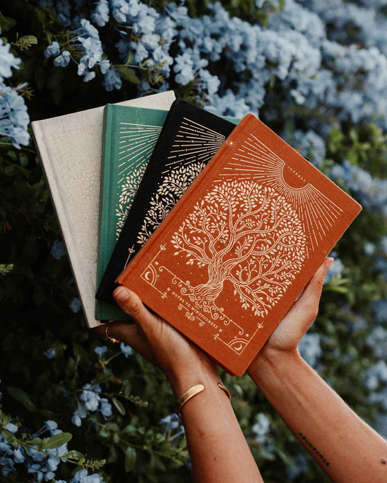 Notes to Mindfulness Journal - Sunset Orange - Sweatfully