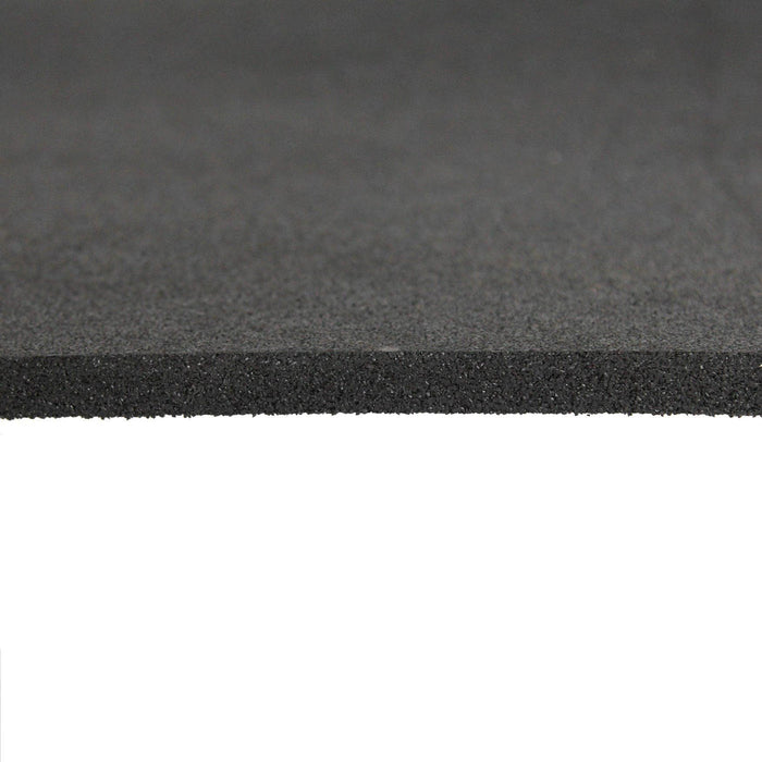 Rubber Gym Flooring Mat - 3.3ft x 3.3ft x 10 Pieces - Sweatfully