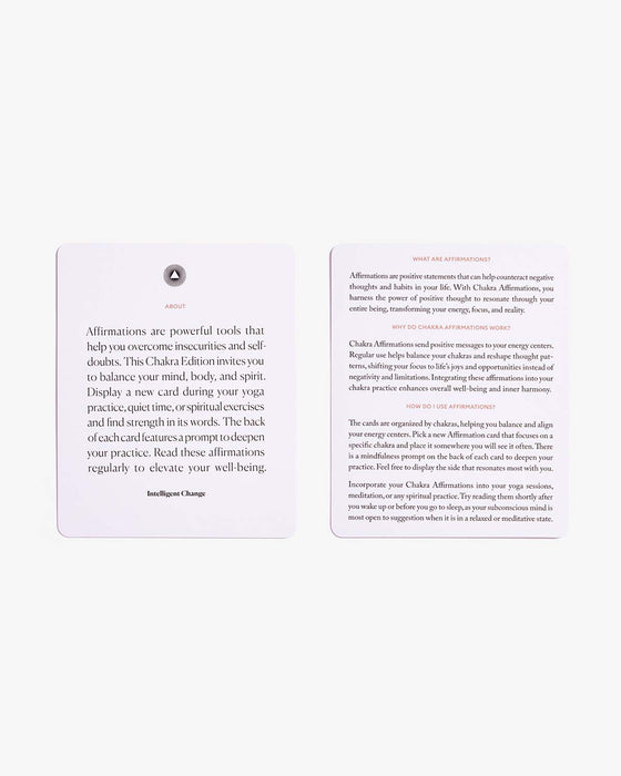 Mindful Affirmations for Chakra Balancing - Sweatfully