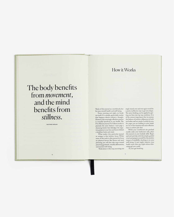 The Five Minute Journal Health & Fitness Edition - Sweatfully