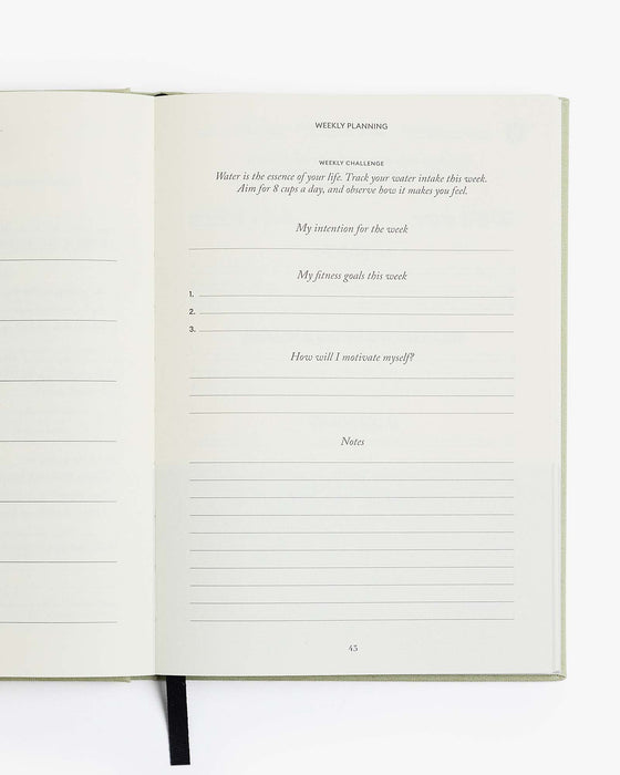 The Five Minute Journal Health & Fitness Edition - Sweatfully