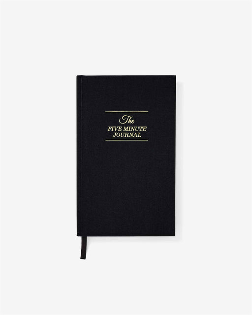 The Five Minute Journal - Bold Black - Sweatfully