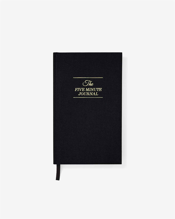The Five Minute Journal - Bold Black - Sweatfully
