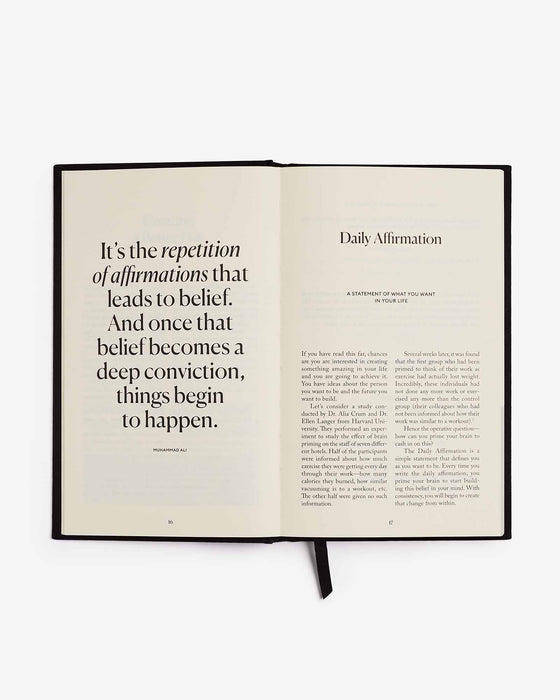 The Five Minute Journal - Bold Black - Sweatfully