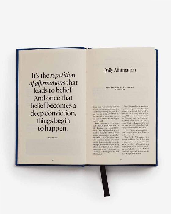 The Five Minute Journal - Royal Blue - Sweatfully