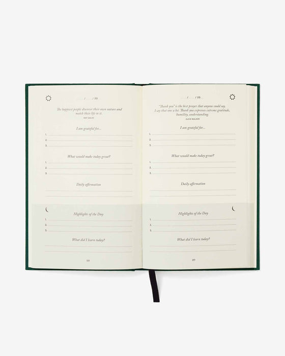 The Five Minute Journal - Earth Green - Sweatfully