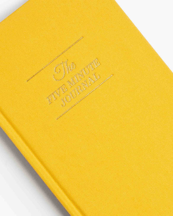The Five Minute Journal - Sunshine Yellow - Sweatfully