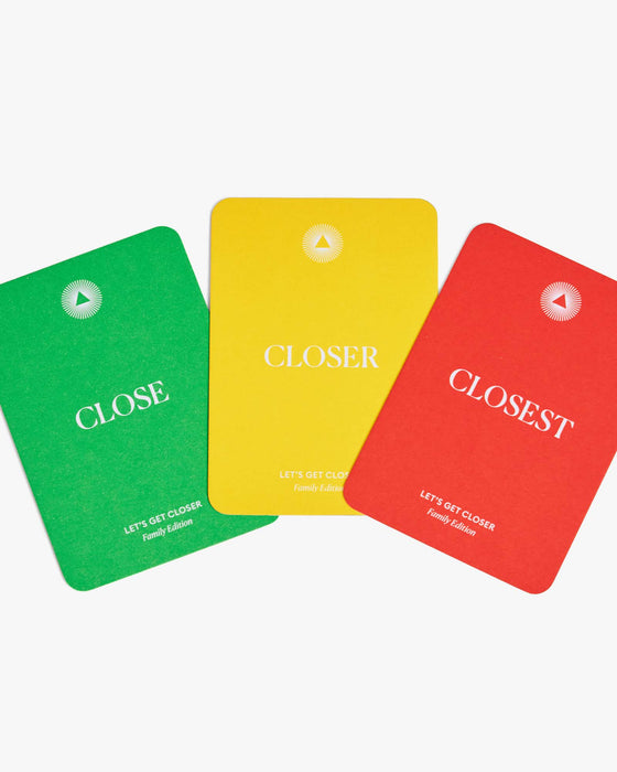 Get Closer Conversation Game: Family - Family - Sweatfully