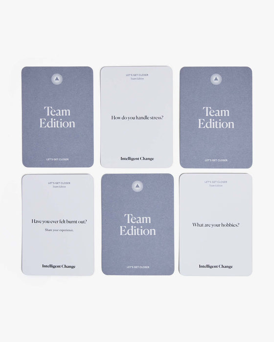 Get Closer Conversation Game: Teams - Teams - Sweatfully