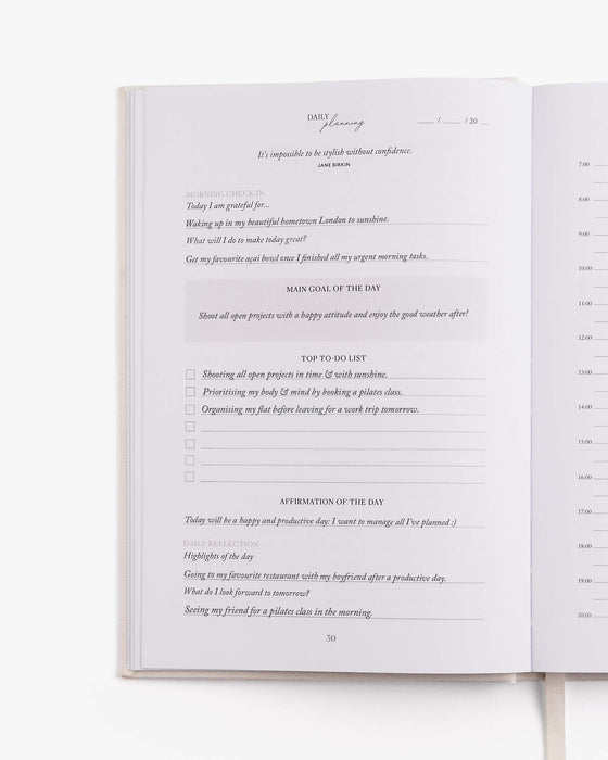 LIFE&Style Planner - Off-White - Sweatfully