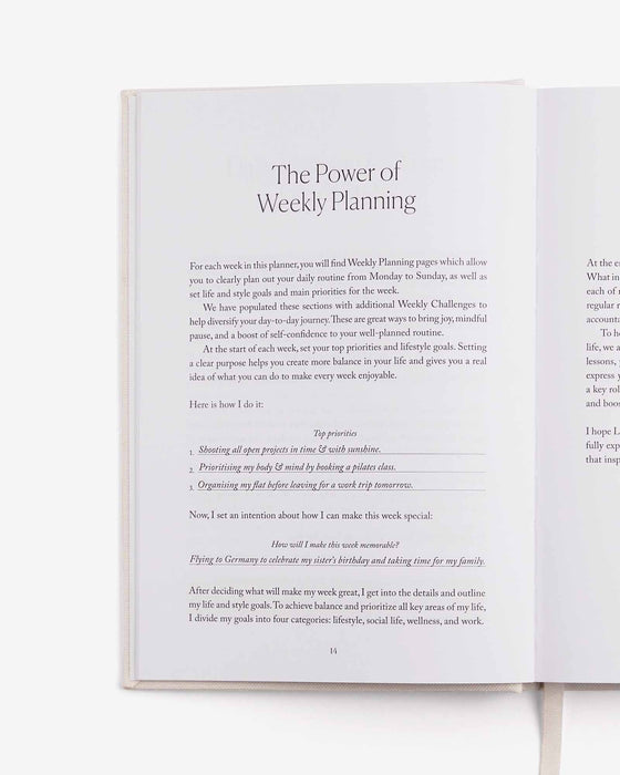 LIFE&Style Planner - Off-White - Sweatfully