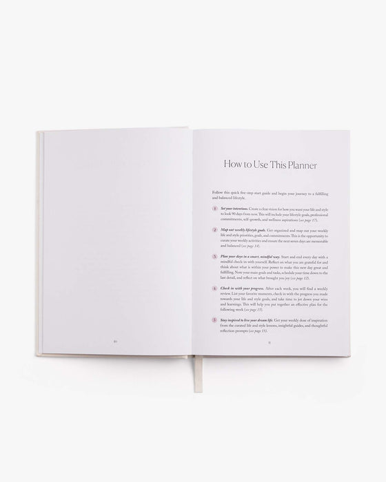 LIFE&Style Planner - Off-White - Sweatfully