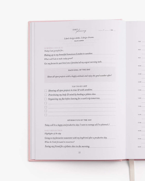 LIFE&Style Planner - Light Pink - Sweatfully