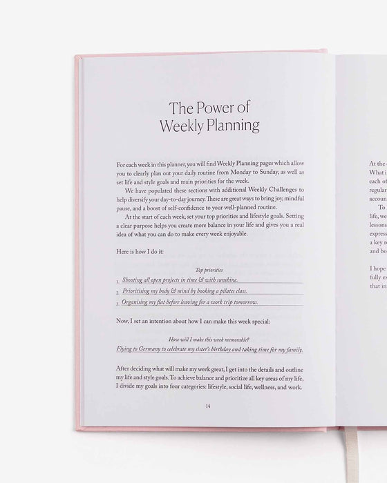 LIFE&Style Planner - Light Pink - Sweatfully