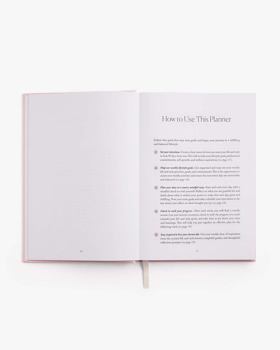 LIFE&Style Planner - Light Pink - Sweatfully