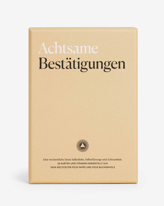 Mindful Affirmations: German Edition – Achtsame Bestätigungen - German - Sweatfully