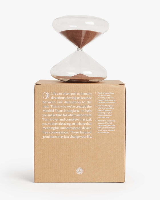 Mindful Focus Hourglass - 30 Minutes - Sweatfully