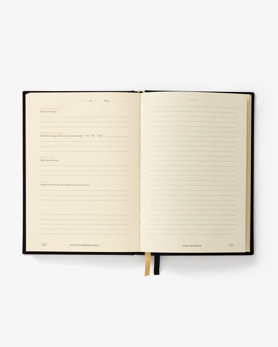 Notes to Mindfulness Journal - Stone Black - Sweatfully