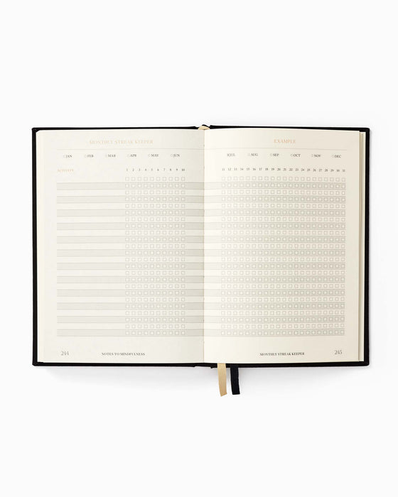 Notes to Mindfulness Journal - Stone Black - Sweatfully