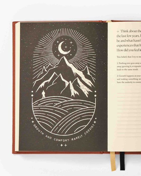 Notes to Mindfulness Journal - Sunset Orange - Sweatfully