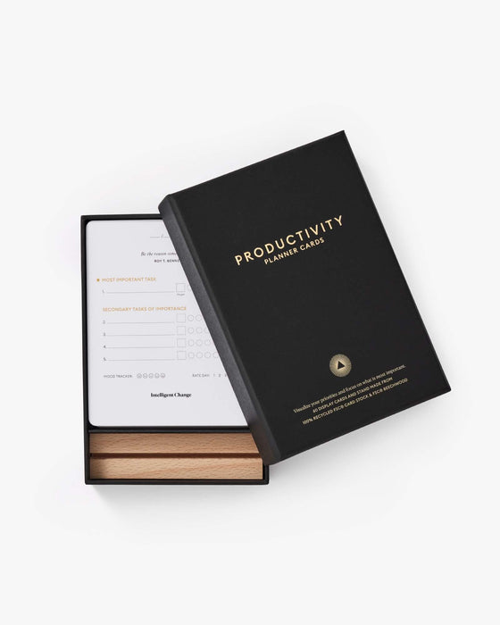 Productivity Planner Cards - Sweatfully
