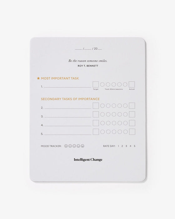 Productivity Planner Cards - Sweatfully
