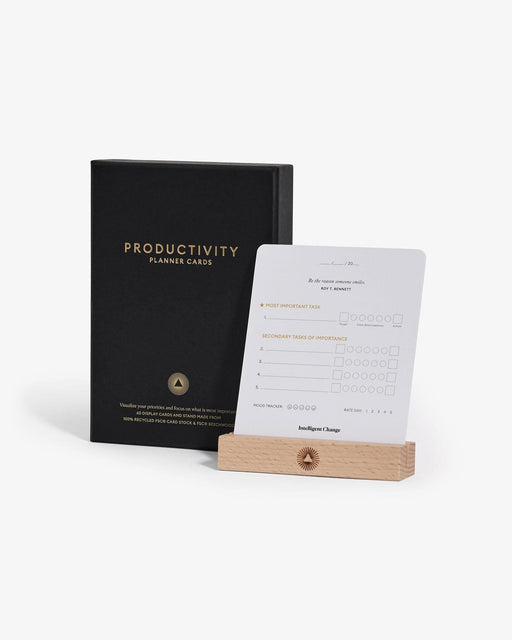Productivity Planner Cards - Sweatfully