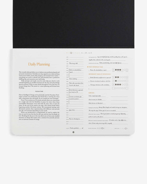 Productivity Daily Desk Pad - Sweatfully