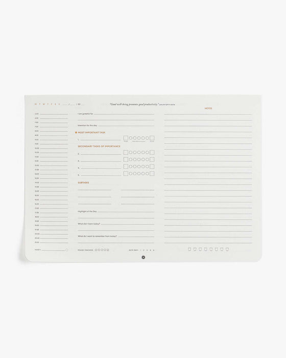 Productivity Daily Desk Pad - Sweatfully