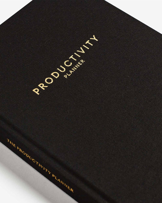 Productivity Planner - Black - Sweatfully