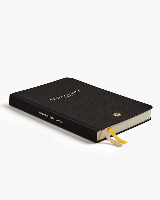 Productivity Planner - Black - Sweatfully