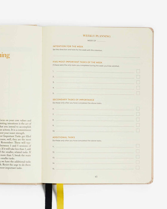 Productivity Planner - Beige - Sweatfully