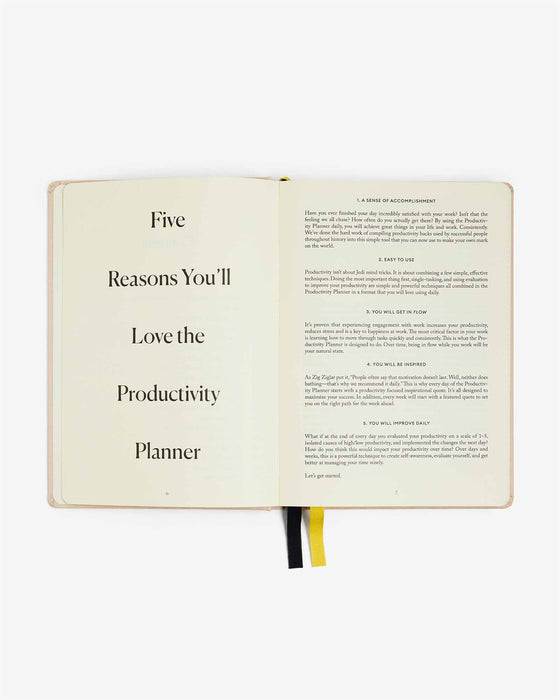 Productivity Planner - Beige - Sweatfully