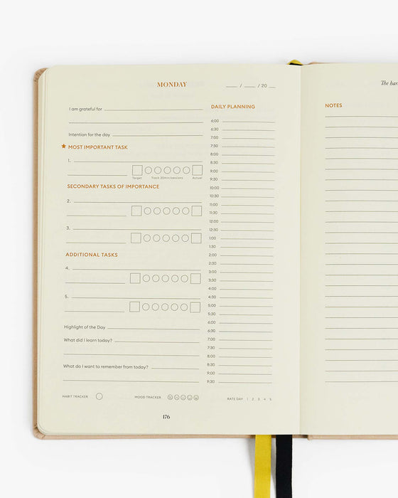 Productivity Planner - Beige - Sweatfully