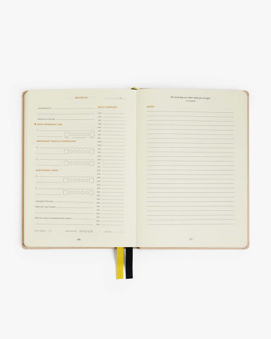 Productivity Planner - Beige - Sweatfully
