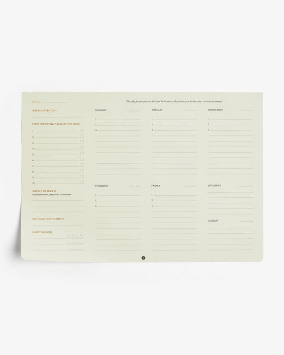 Productivity Weekly Desk Pad - Sweatfully