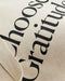 Organic Cotton Tote Bag – Choose Gratitude - Sweatfully