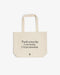 Thank yesterday. Love Today. Create tomorrow. ™ Organic Cotton Tote Bag - Sweatfully