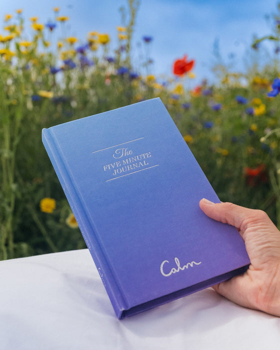 Calm x The Five Minute Journal - Sweatfully