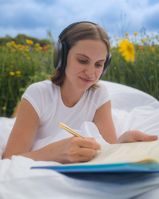 Calm x The Five Minute Journal - Sweatfully
