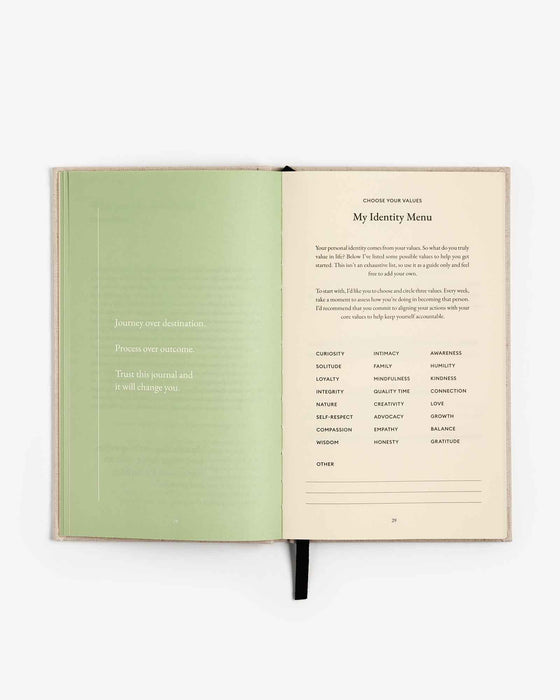 The Three Question Journal - Green - Sweatfully