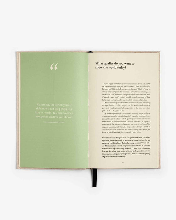 The Three Question Journal - Exclusive - Sweatfully