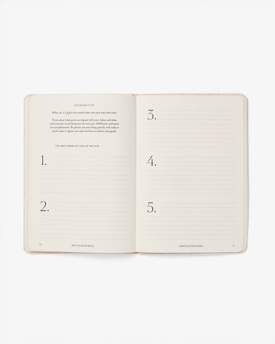 Best Year Journal Essential - Oat - Sweatfully