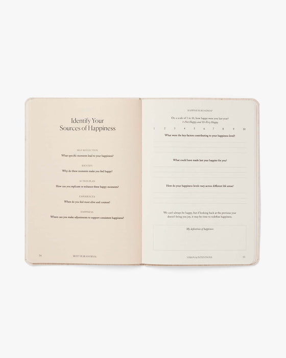 Best Year Journal Essential - Black - Sweatfully