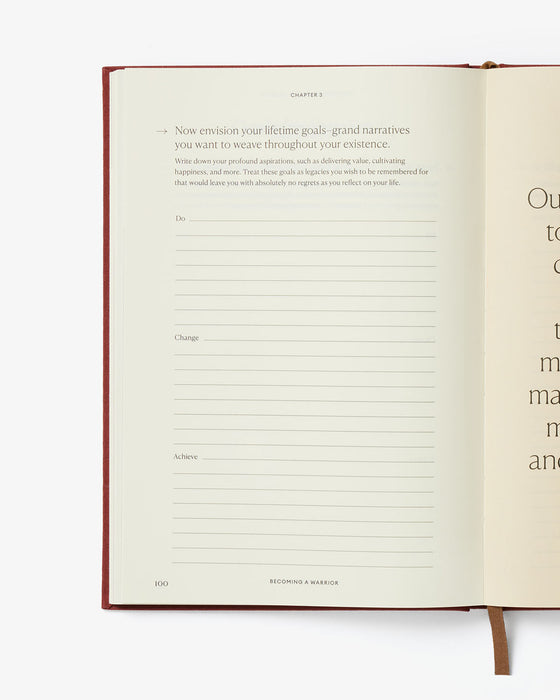 Becoming a Warrior Journal - Sweatfully