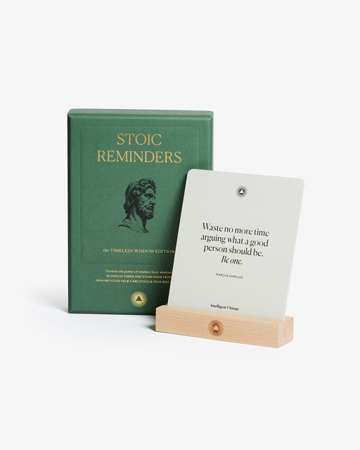 Stoic Reminders Quote Cards - Sweatfully