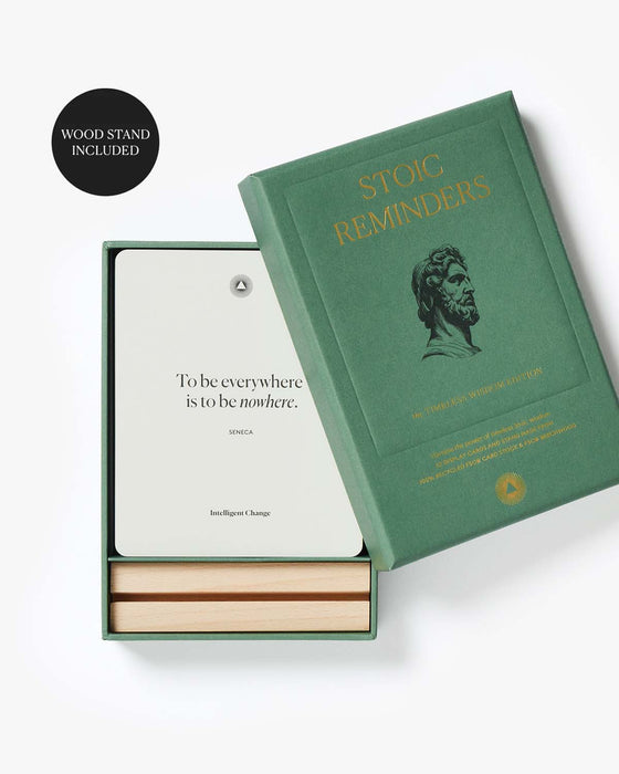 Stoic Reminders Quote Cards - Sweatfully