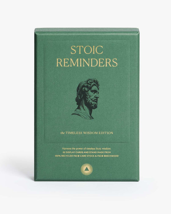 Stoic Reminders Quote Cards - Sweatfully